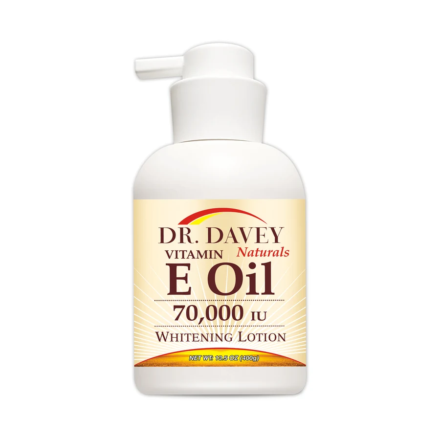 DR.DAVEY Vitamin E Body Lotion 438 ml model DV-6033 product packaging for private label OEM/ODM
