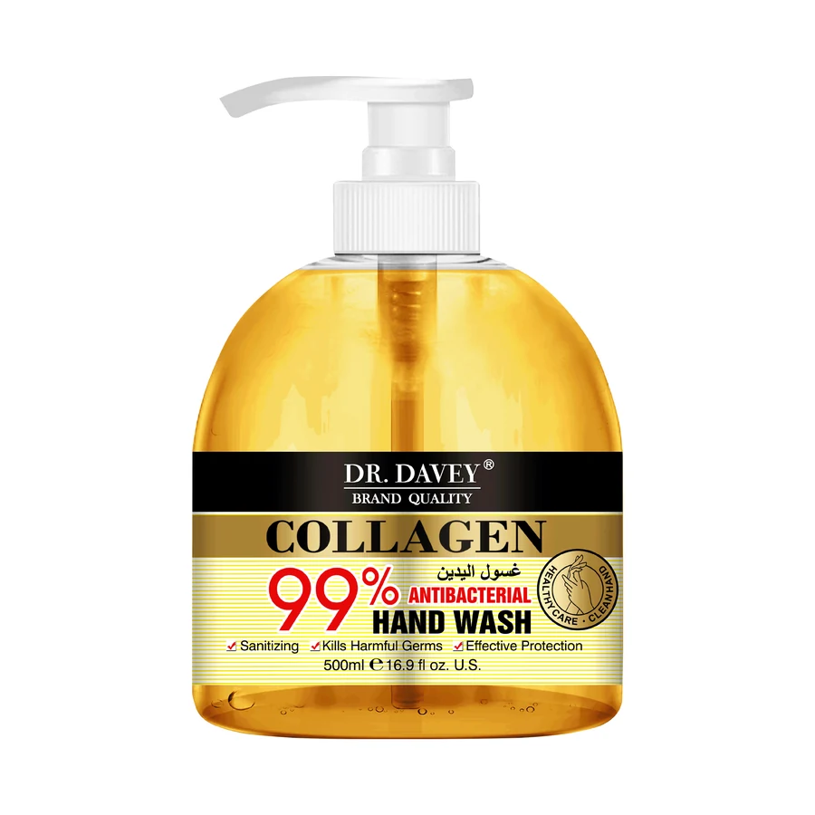 DR.DAVEY Collagen Hand Wash 500 ml model DV-6271 product packaging for private label OEM/ODM
