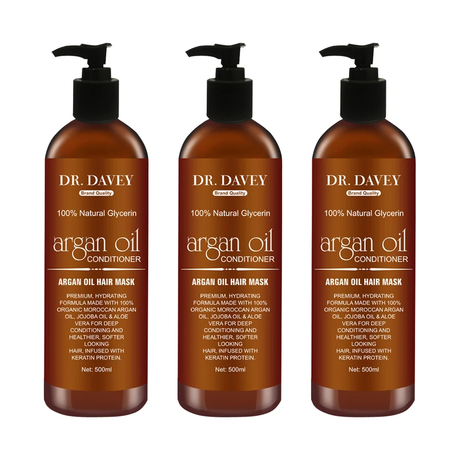 DR.DAVEY Hair Conditioner 500 ml model DV-6052 product packaging for private label OEM/ODM