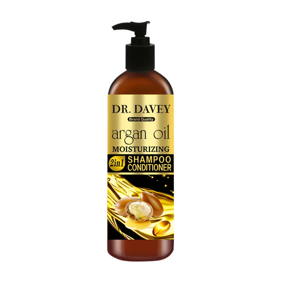 DR.DAVEY Shampoo 500 ml model DV-6053 product packaging for private label OEM/ODM
