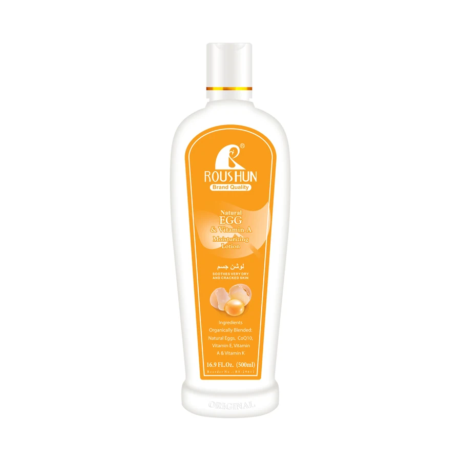 Egg Body Lotion 500 ml model RS-29617 product packaging for private label OEM/ODM