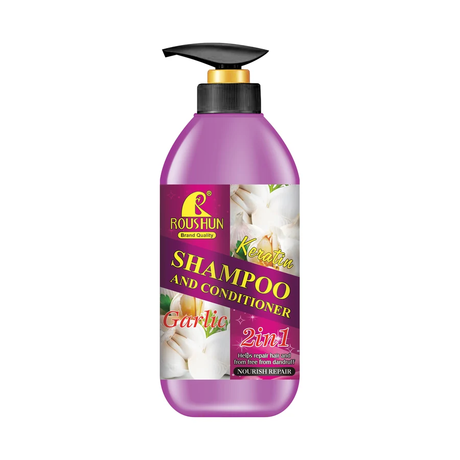 Garlic 2-in-1 Shampoo and Conditioner 1380 ml model RS-29656 product packaging for private label OEM/ODM