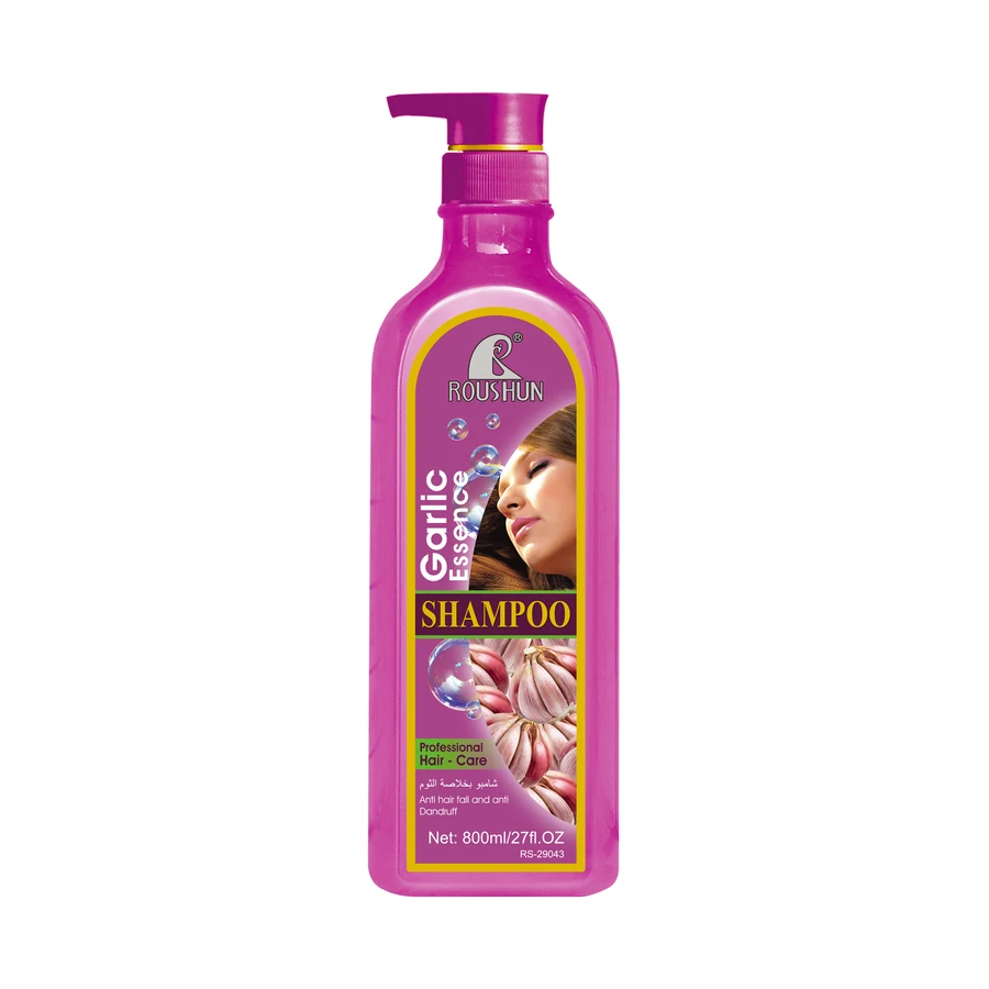 Garlic Shampoo 800 ml model RS-29043 product packaging for private label OEM/ODM