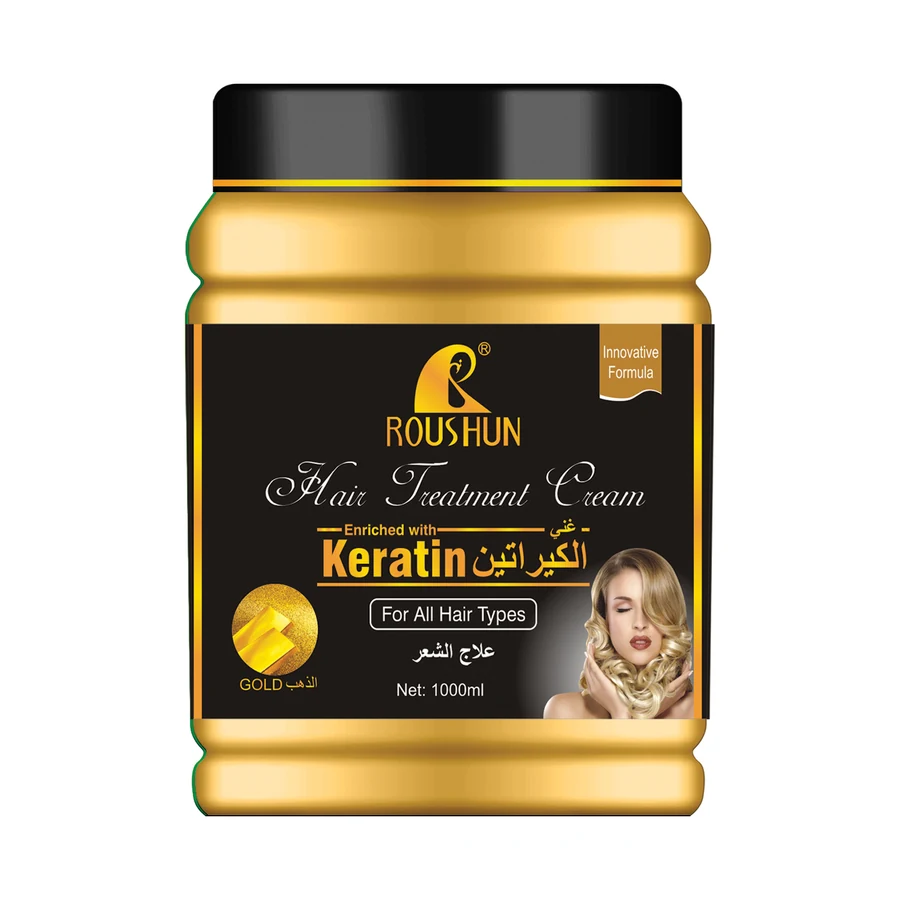 Gold Hair Treatment 1000 g model RS-29337 product packaging for private label OEM/ODM