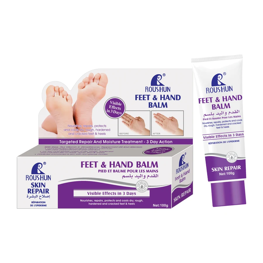 Hand and Foot Repair Balm 100 g x 12 model RS-28918 product packaging for private label OEM/ODM