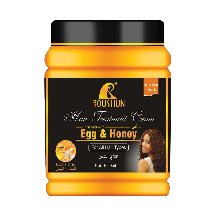 Honey and Egg Hair Treatment 1000 g model RS-29336 product packaging for private label OEM/ODM