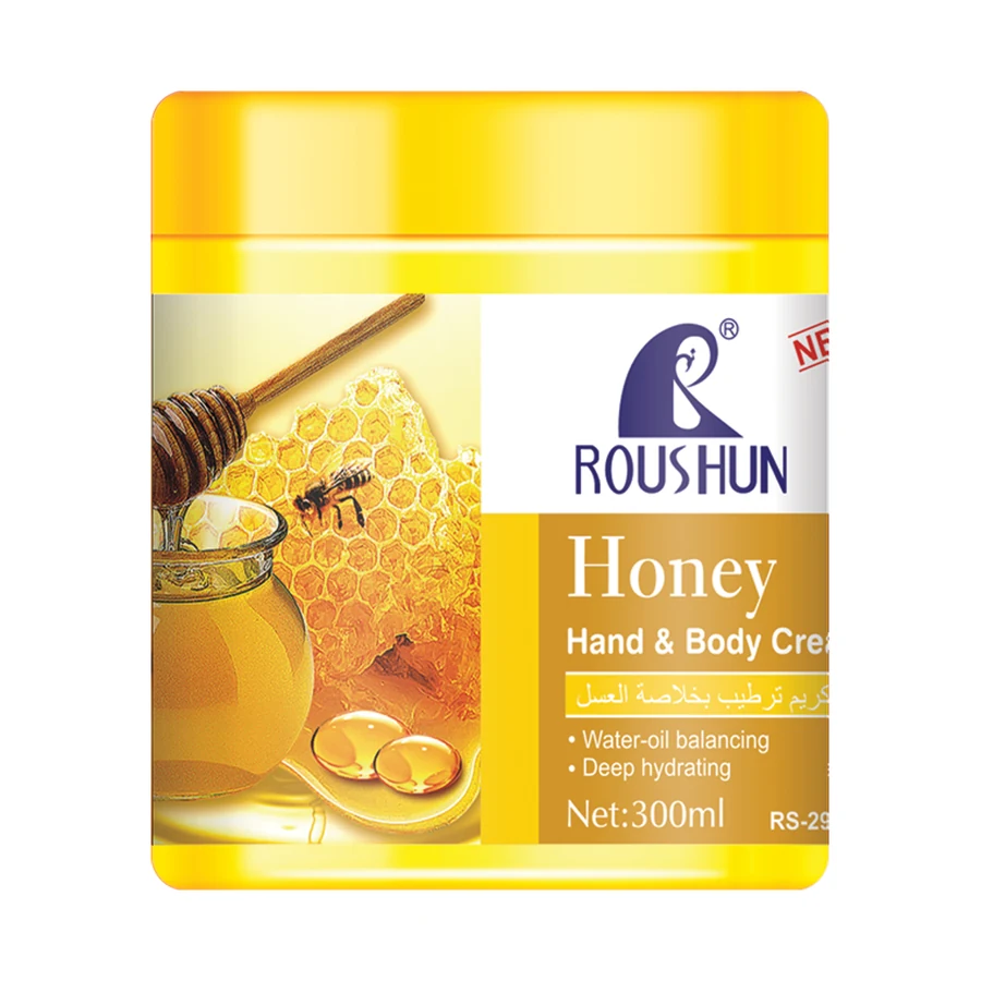 Honey Body Cream 300 ml model RS-29069 product packaging for private label OEM/ODM