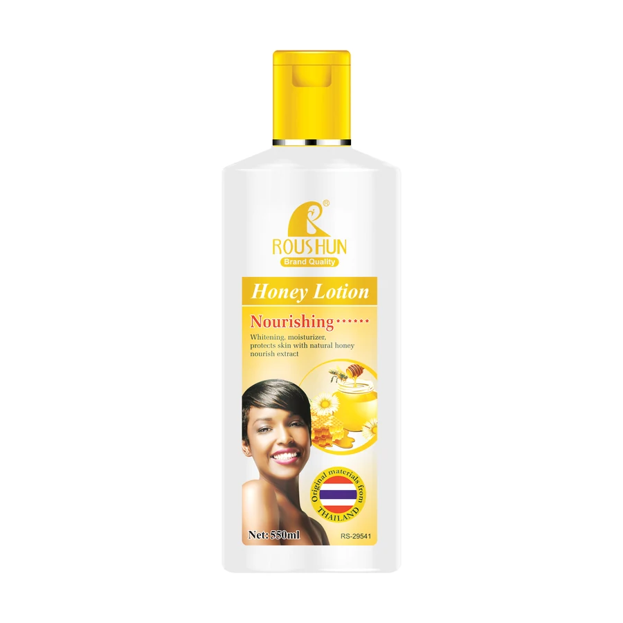 Honey Body Lotion 550 ml model RS-29541 product packaging for private label OEM/ODM