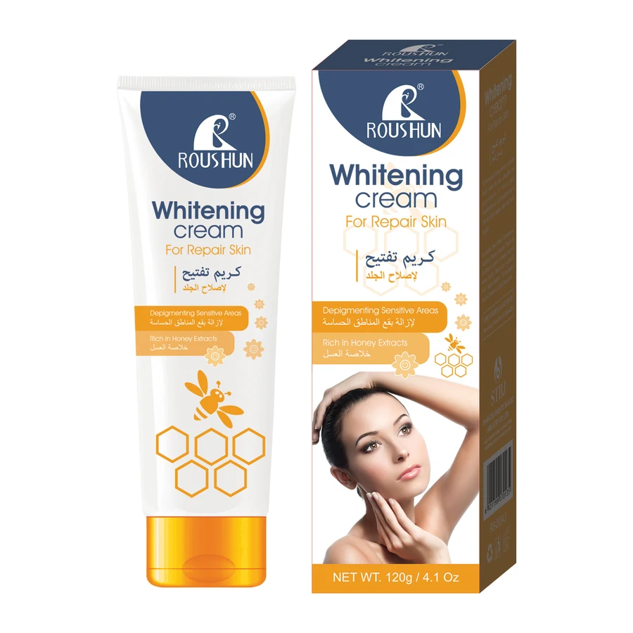 Honey Skin Brightening Cream 120 ml model RS-29343 product packaging for private label OEM/ODM