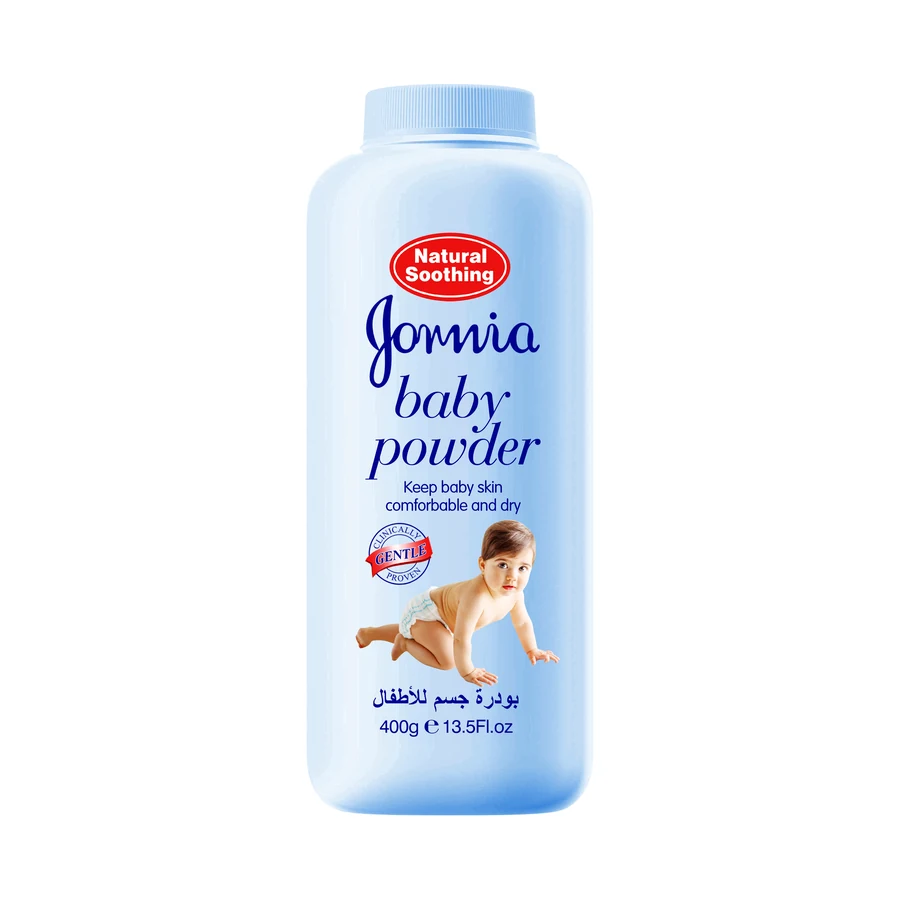JORNIA Baby Powder 400 ml model GLNY-7001-C product packaging for private label OEM/ODM