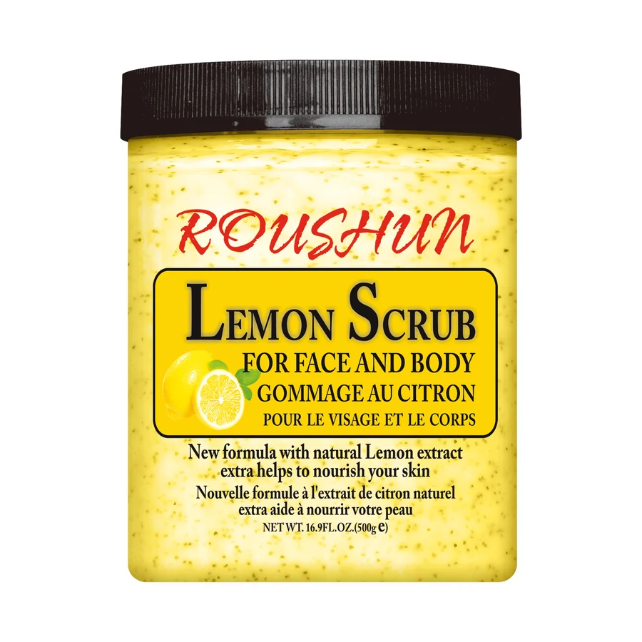 Lemon Body Scrub 500 ml model RS-29635 product packaging for private label OEM/ODM