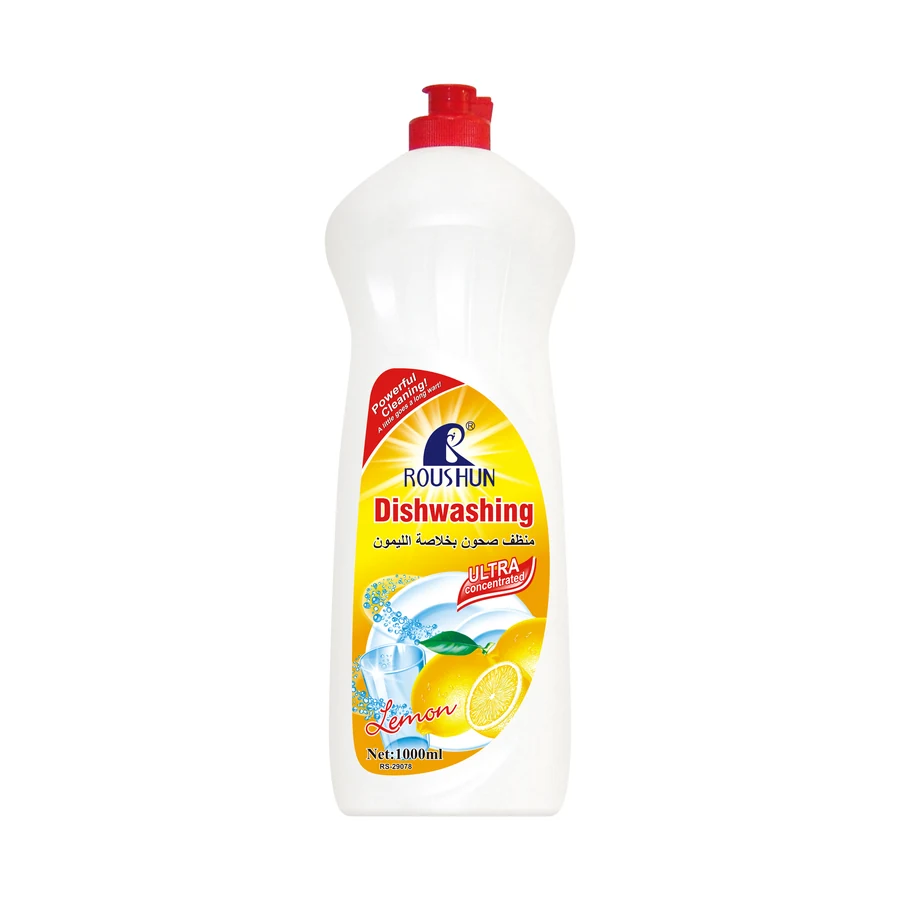 Lemon Dishwashing Liquid 1000 ml model RS-29078 product packaging for private label OEM/ODM