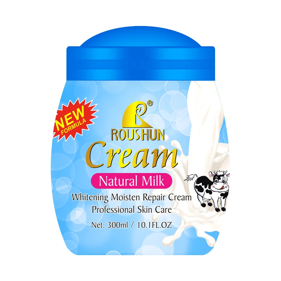 Milk Body Cream 300 ml model RS-29010 product packaging for private label OEM/ODM
