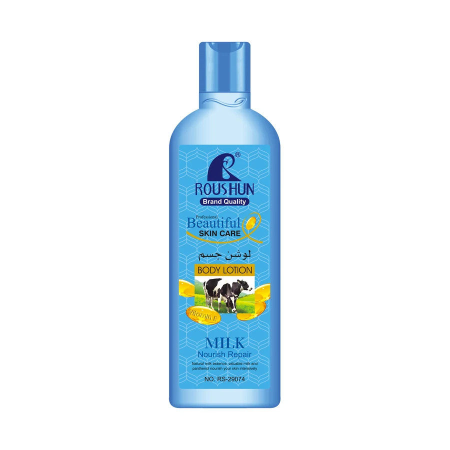 Milk Body Lotion 400 ml model RS-29074 product packaging for private label OEM/ODM
