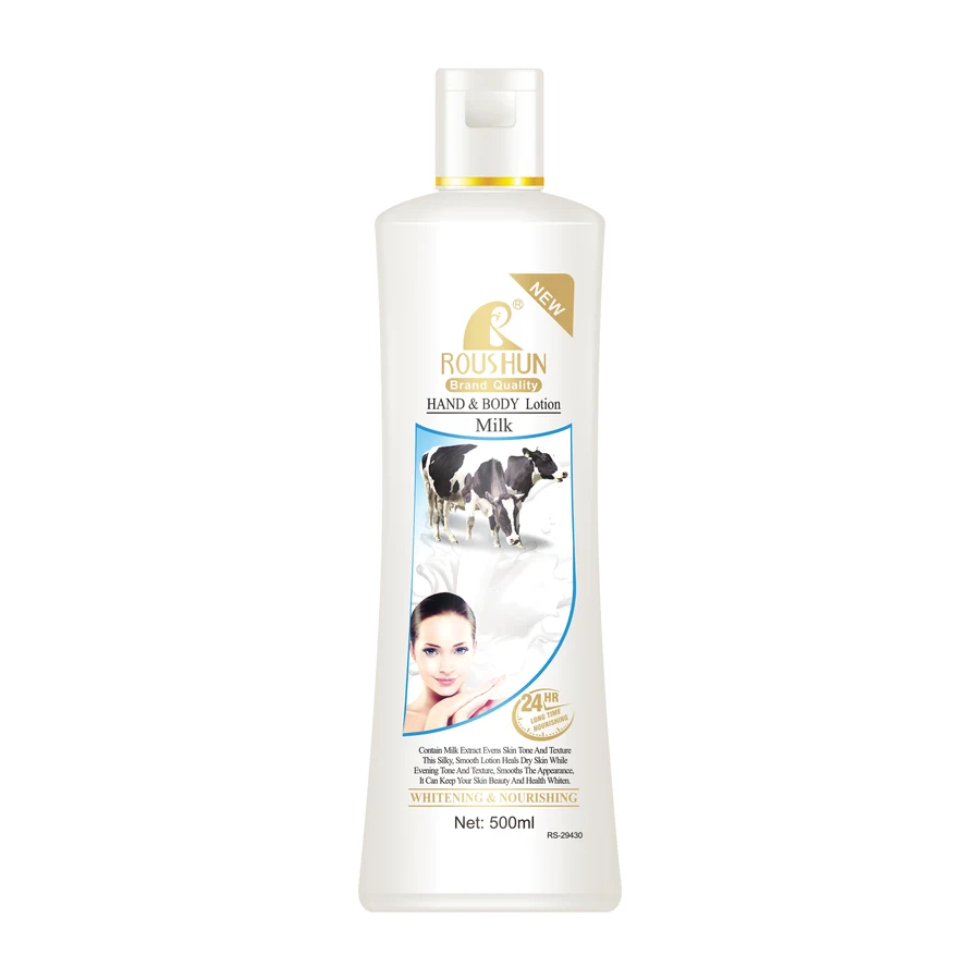 Milk Body Lotion 500 ml model RS-29430 product packaging for private label OEM/ODM