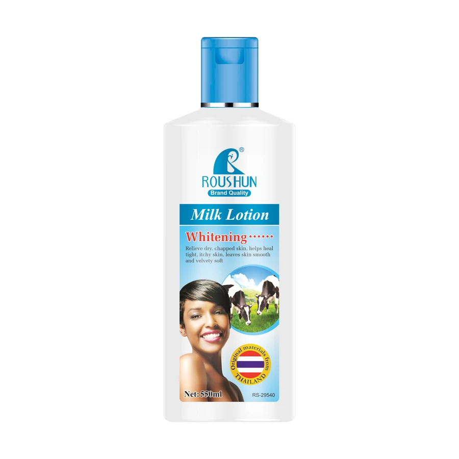 Milk Body Lotion 550 ml model RS-29540 product packaging for private label OEM/ODM