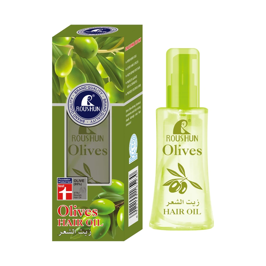 Olive Oil Hair Oil 100 ml model RS-29060 product packaging for private label OEM/ODM