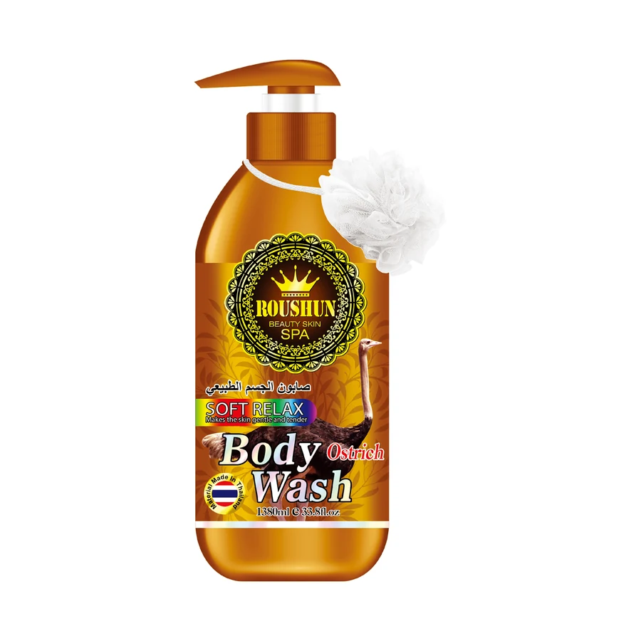 Ostrich Shower Gel 1380 ml model RS-29663 product packaging for private label OEM/ODM