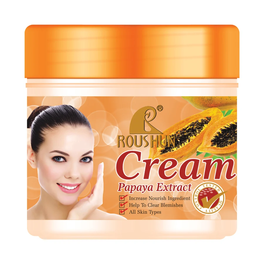 Papaya Body Cream 150 ml model RS-29148 product packaging for private label OEM/ODM