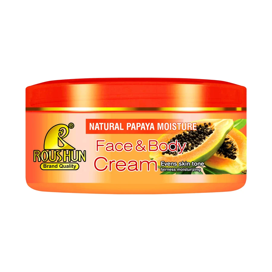 Papaya Body Cream 200 ml model RS-29568 product packaging for private label OEM/ODM