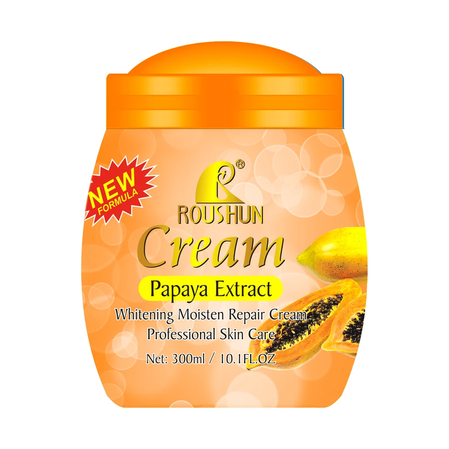 Papaya Body Cream 300 ml model RS-29008 product packaging for private label OEM/ODM