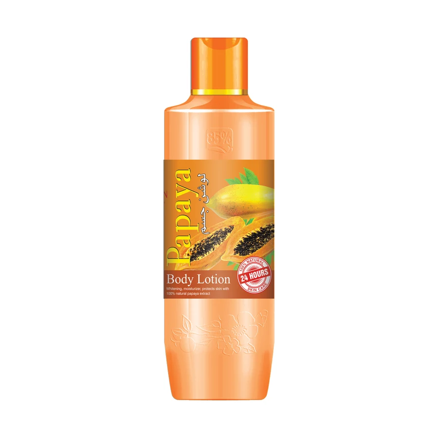 Papaya Body Lotion 500 ml model RS-29082 product packaging for private label OEM/ODM