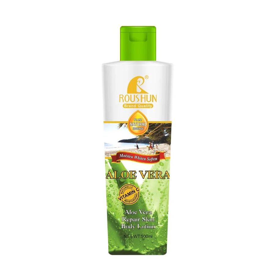 ROUSHUN Aloe Vera Body Lotion 500 ml model RS-29787 product packaging for private label OEM/ODM