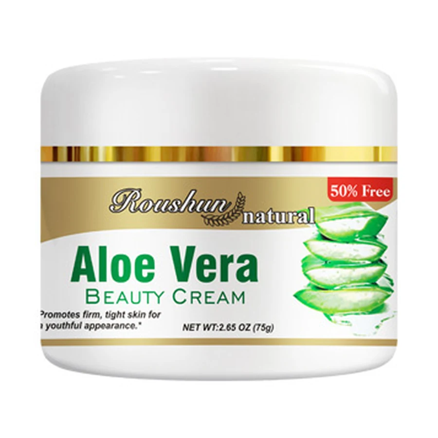 ROUSHUN Aloe Vera Face Cream model RS-29883 product packaging for private label OEM/ODM