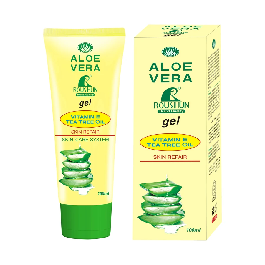ROUSHUN Aloe Vera Skin Gel 100 ml model RS-29958 product packaging for private label OEM/ODM