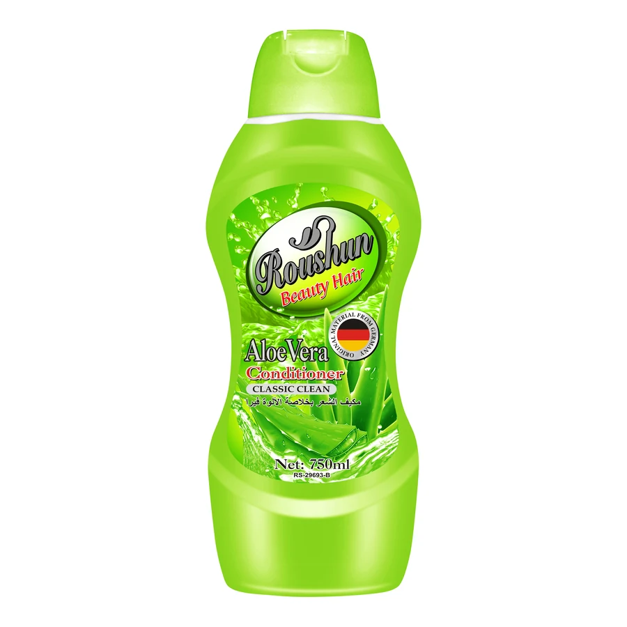 ROUSHUN Aloe Vera Shampoo, Conditioner and Hair Lotion Set component packaging model RS-29693 for private label OEM/ODM
