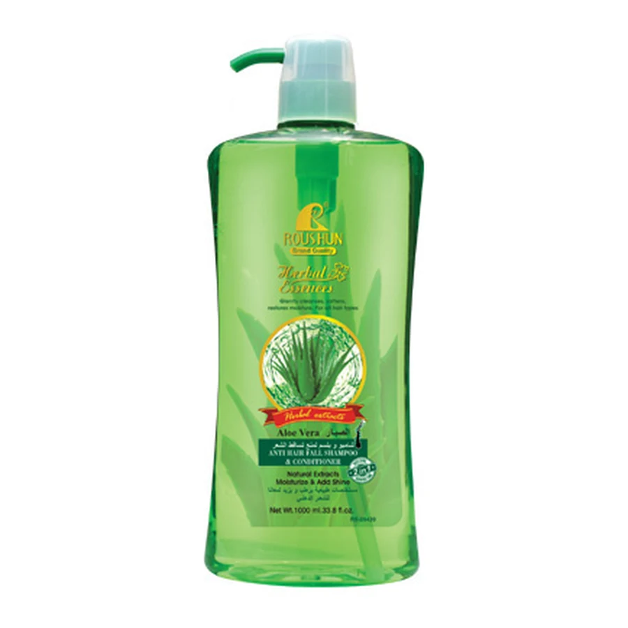 ROUSHUN Aloe Vera Shampoo 1000 ml model RS-29420 product packaging for private label OEM/ODM