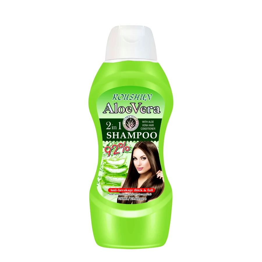 ROUSHUN Aloe Vera Shampoo 750 ml model RS-29959 product packaging for private label OEM/ODM