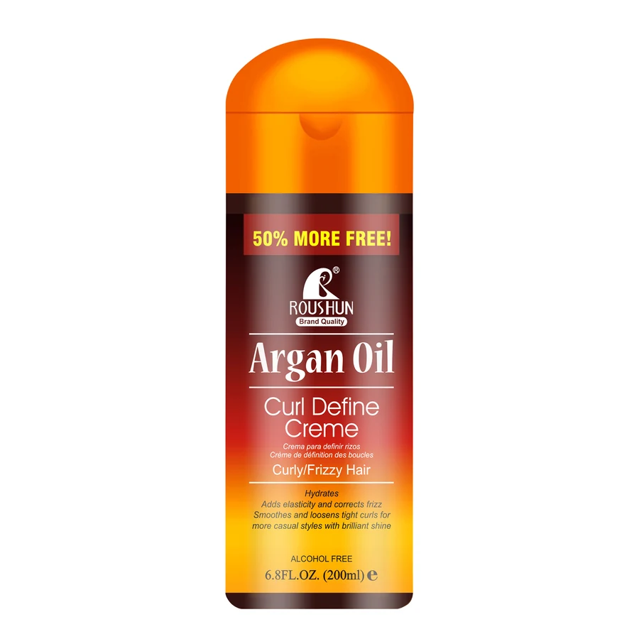 ROUSHUN Argan Oil Hair Oil 200 ml model RS-29767 product packaging for private label OEM/ODM