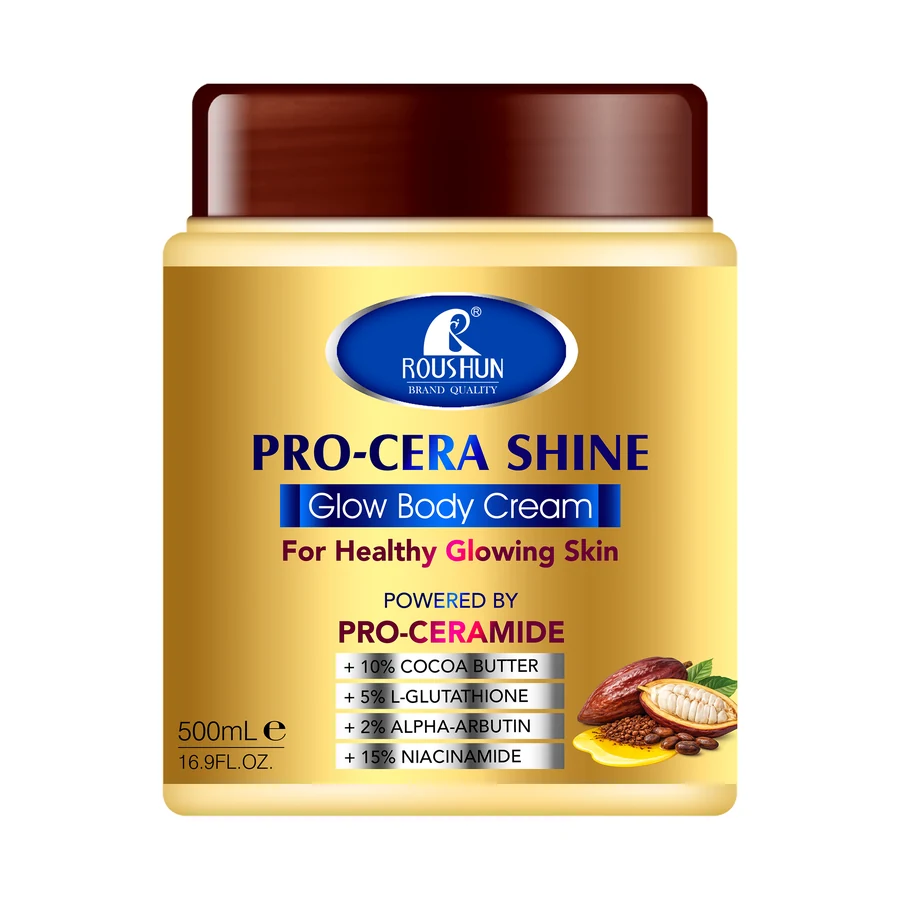ROUSHUN Body Cream 500 ml model RS-31078 product packaging for private label OEM/ODM