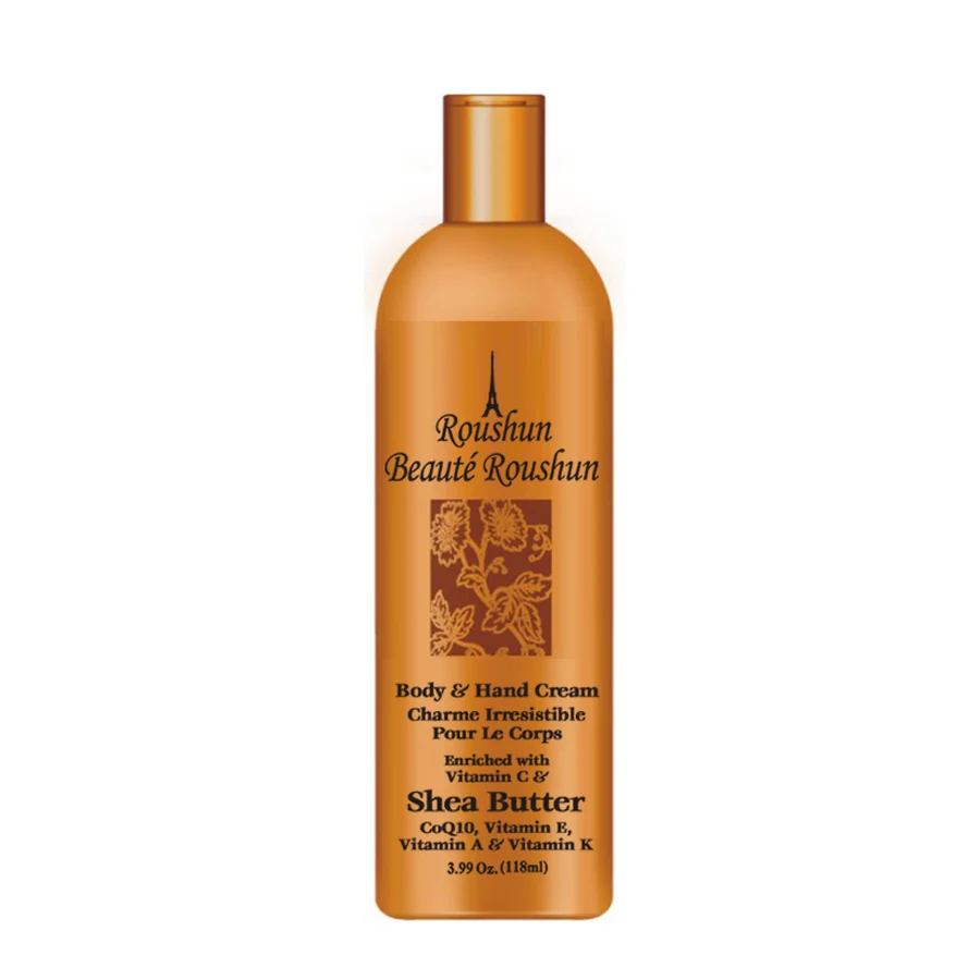 ROUSHUN Gold Body Lotion 118 ml model RS-30034 product packaging for private label OEM/ODM