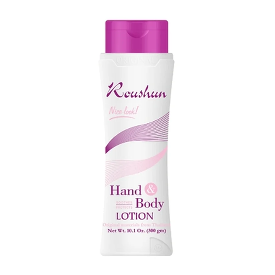 ROUSHUN Body Lotion model RS-29879 white background product image for OEM/ODM private label body lotion manufacturing