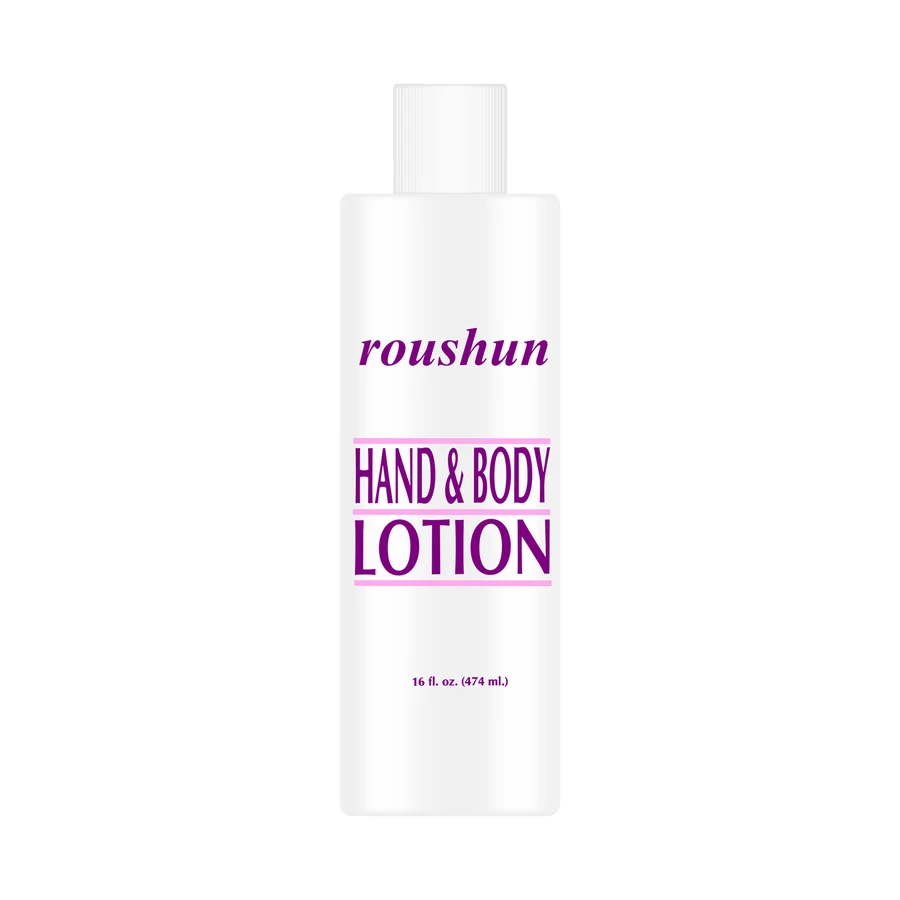 ROUSHUN White Body Lotion 474 ml model RS-29341 product packaging for private label OEM/ODM