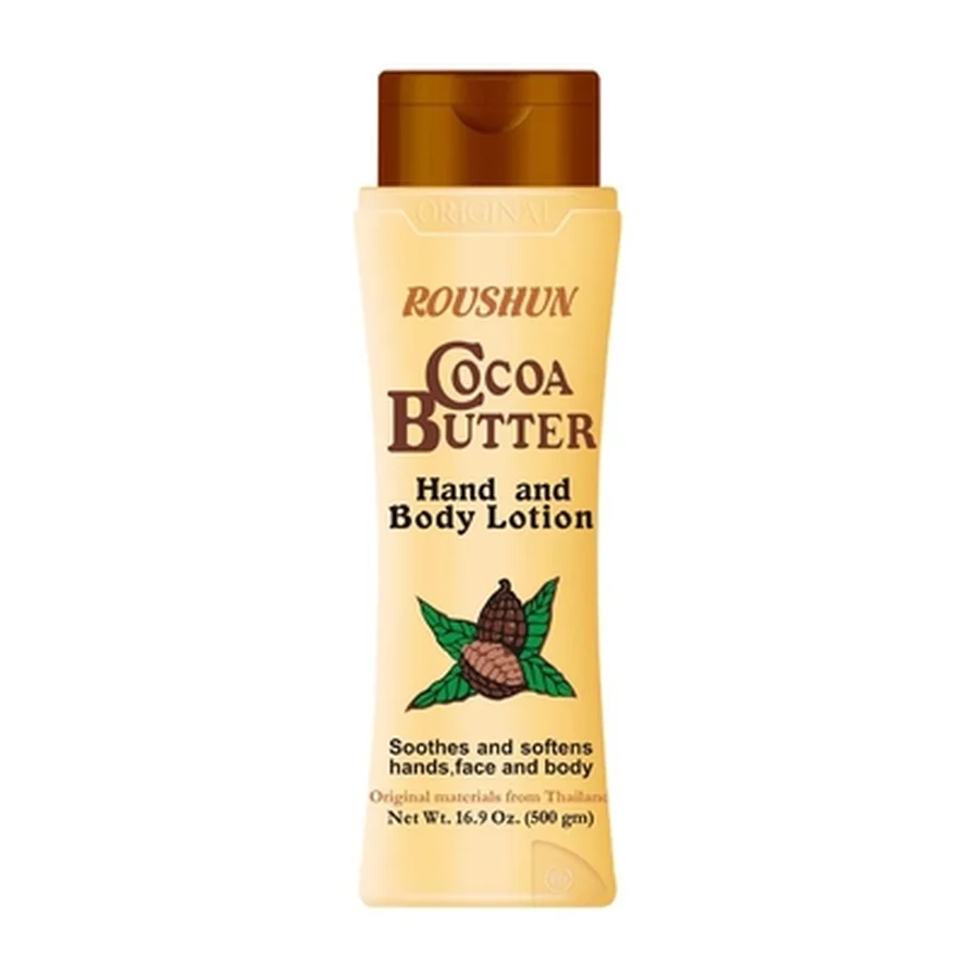 ROUSHUN Cocoa Body Lotion model RS-29251 white background product image for OEM/ODM private label body lotion manufacturing