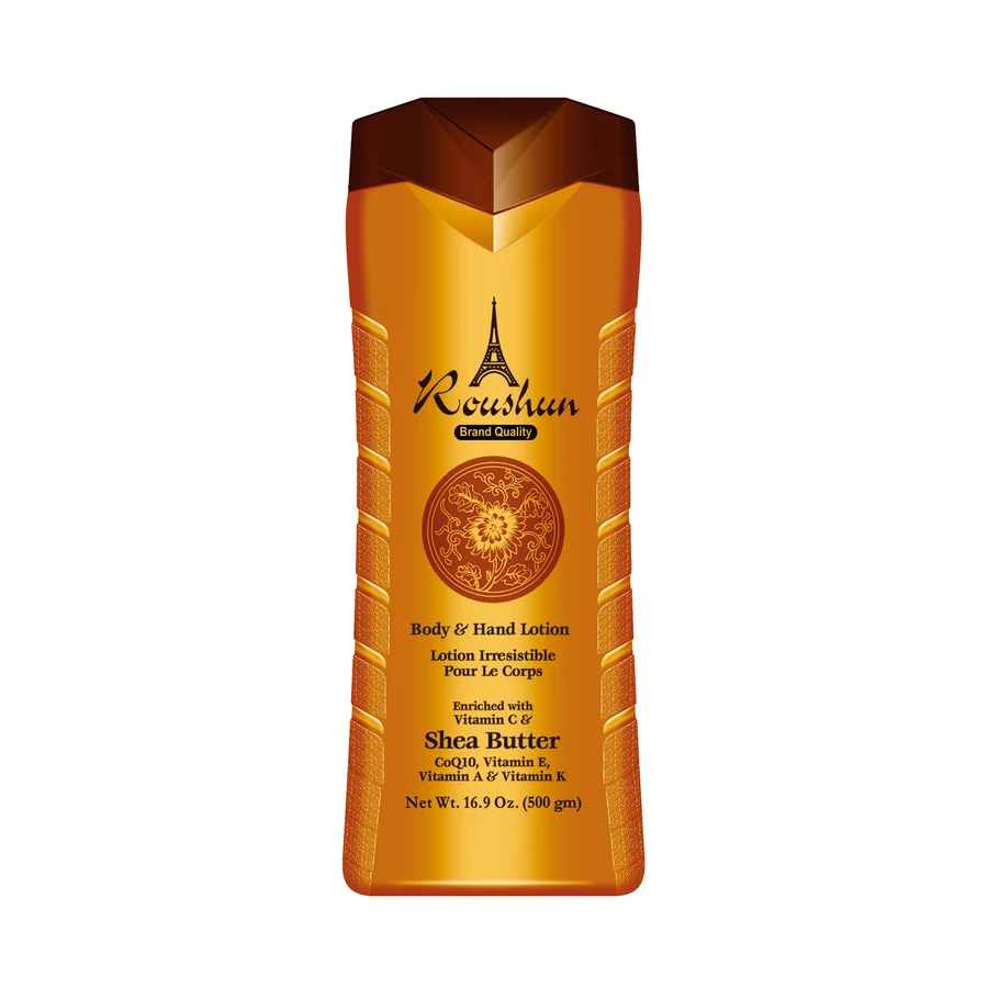 ROUSHUN Body Lotion 500 ml model RS-29463 product packaging for private label OEM/ODM