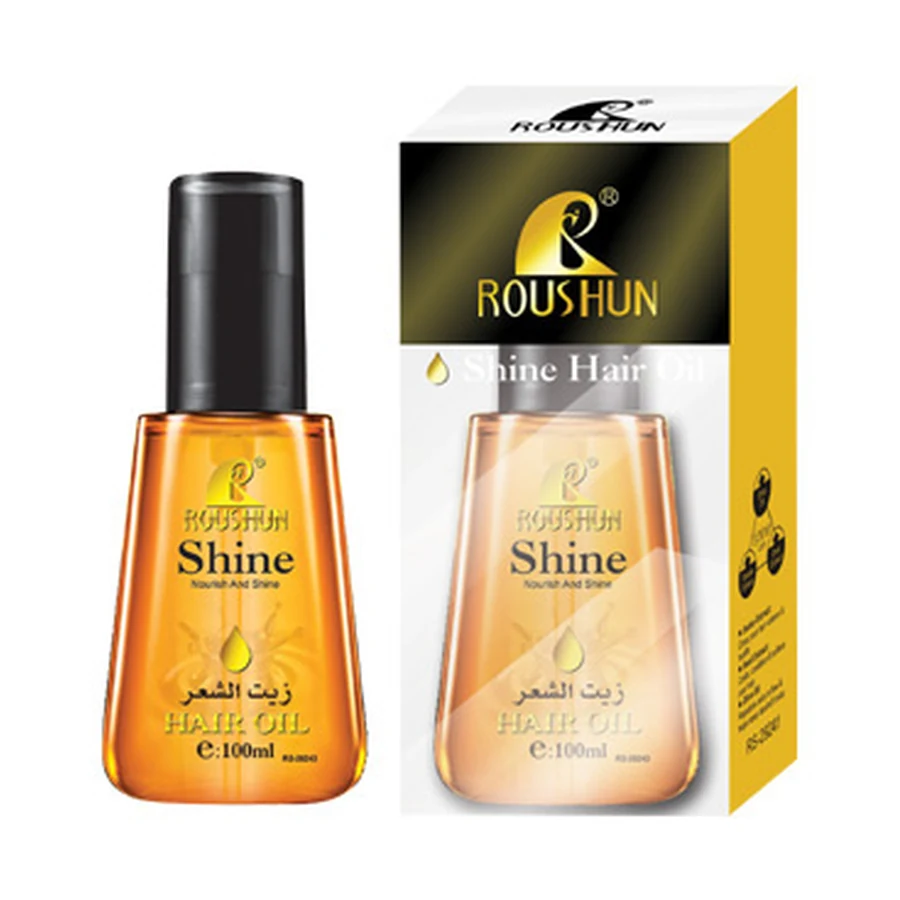 ROUSHUN Hair Oil 100 ml model RS-29240 product packaging for private label OEM/ODM