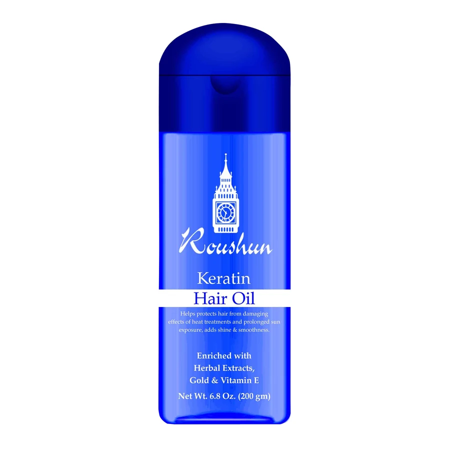 ROUSHUN Hair Oil 200 ml model RS-29381 product packaging for private label OEM/ODM