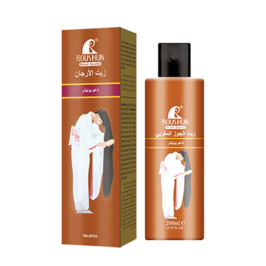 ROUSHUN Hair Oil 200 ml model RS-29764 product packaging for private label OEM/ODM