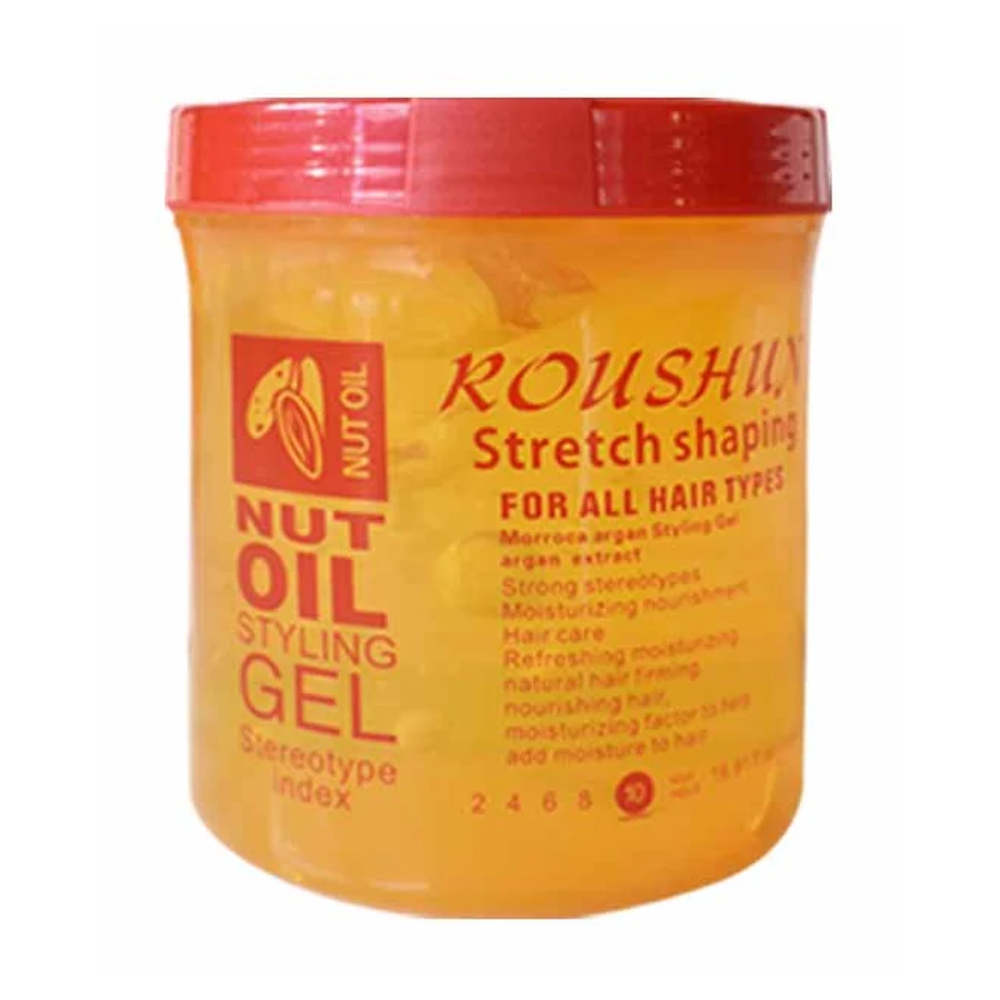 ROUSHUN Hair Styling Gel 500 ml model RS-29980 product packaging for private label OEM/ODM