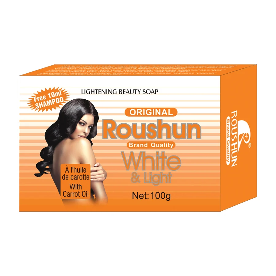 ROUSHUN Carrot Soap model RS-29799 white background product image for OEM/ODM private label soap manufacturing