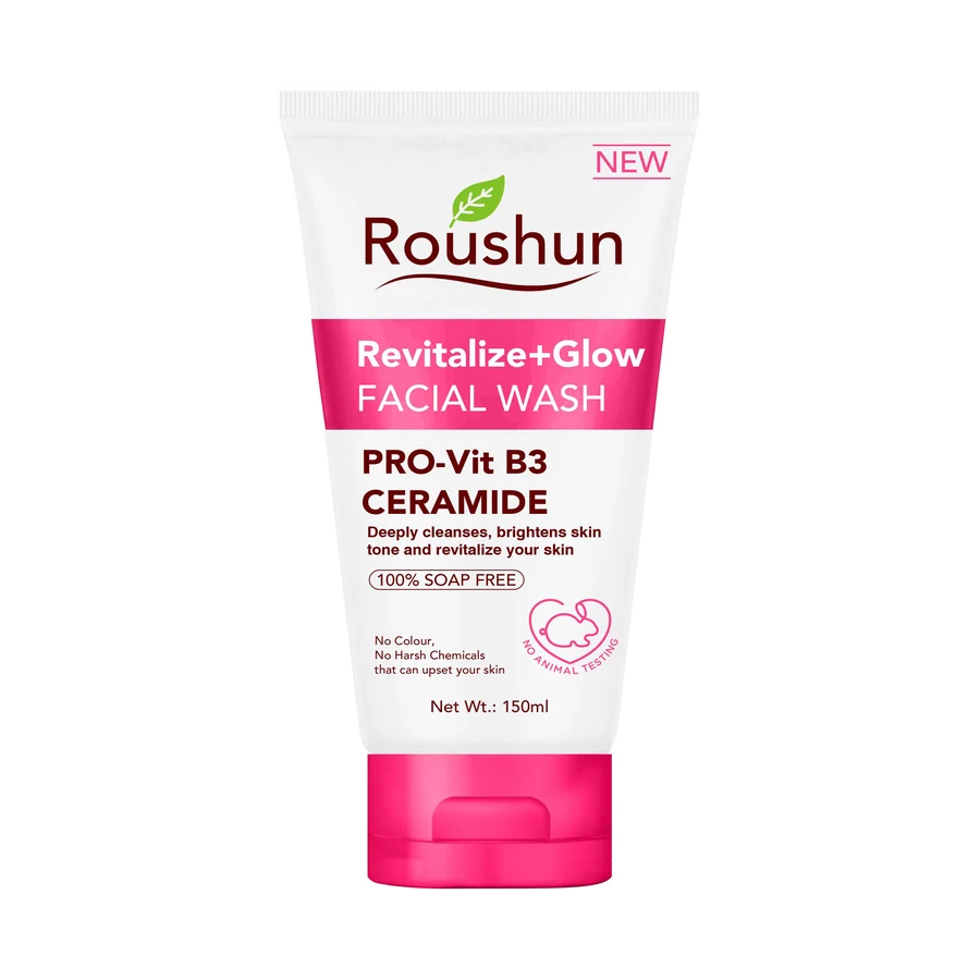 ROUSHUN Ceramide Facial Cleanser 150 ml x 12 model RS-31065 product packaging for private label OEM/ODM