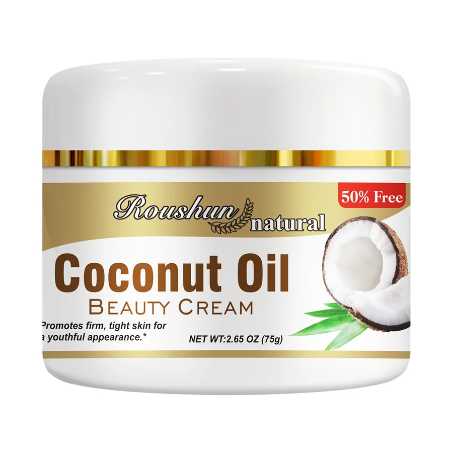 ROUSHUN Coconut Face Cream model RS-29882 product packaging for private label OEM/ODM