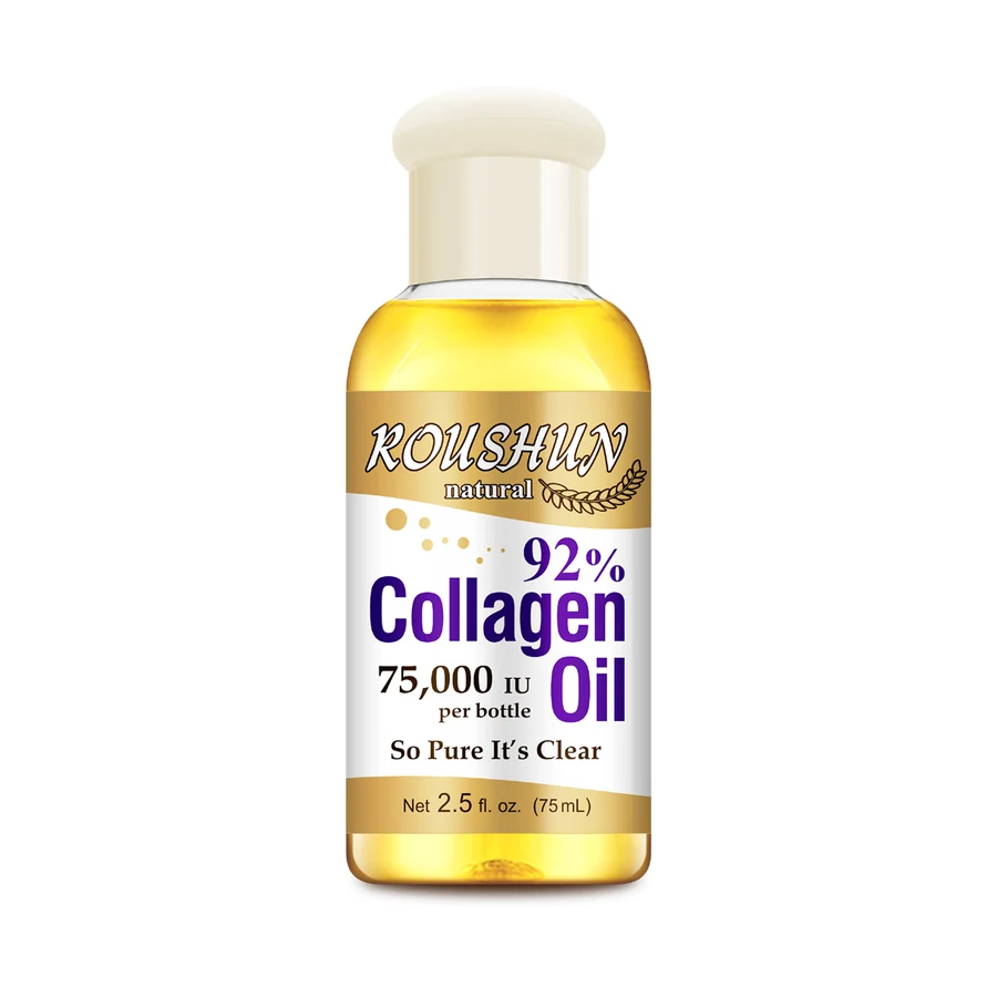 ROUSHUN Collagen Body Oil 75 ml model RS-30033 product packaging for private label OEM/ODM