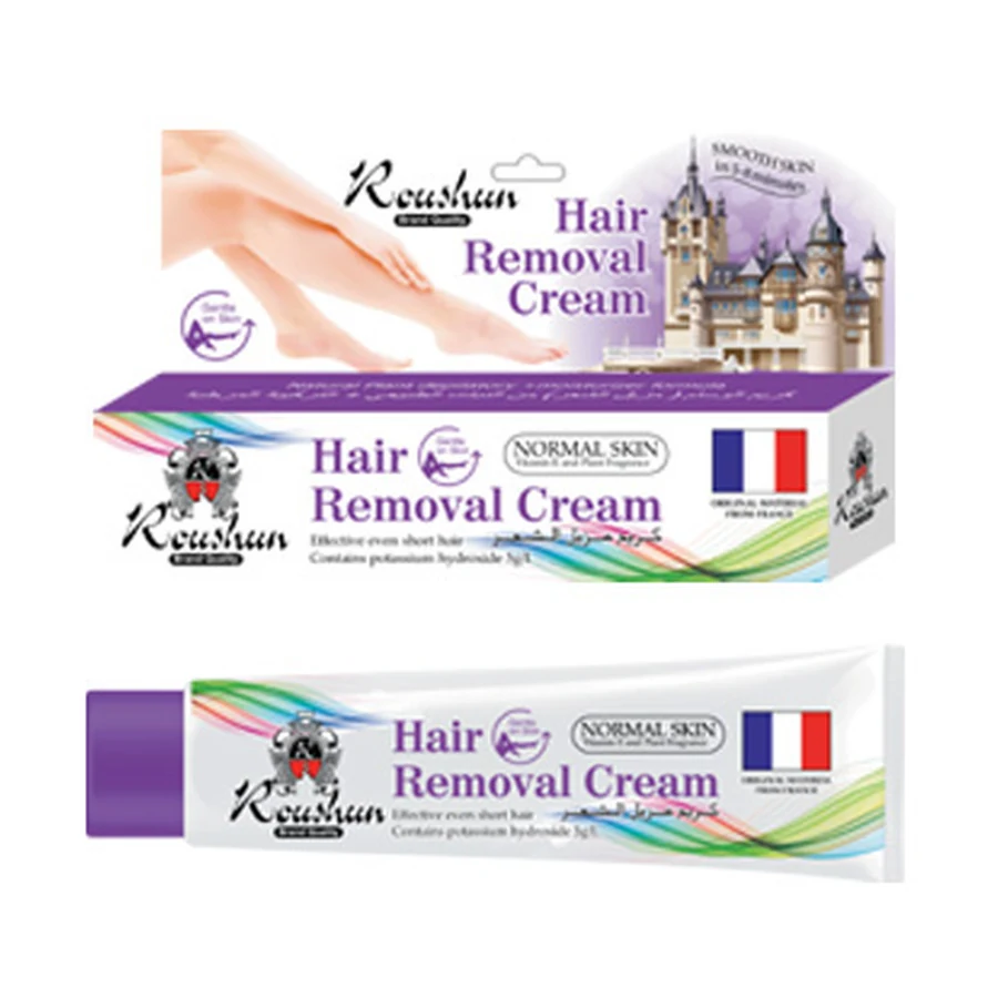 ROUSHUN Depilatory Cream 100 g model RS-29676 product packaging for private label OEM/ODM