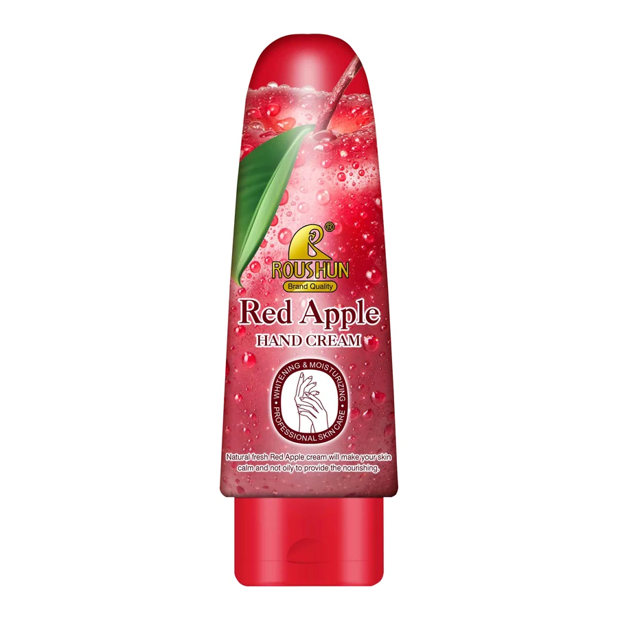 ROUSHUN Apple Hand Cream 100 ml model RS-29781 product packaging for private label OEM/ODM