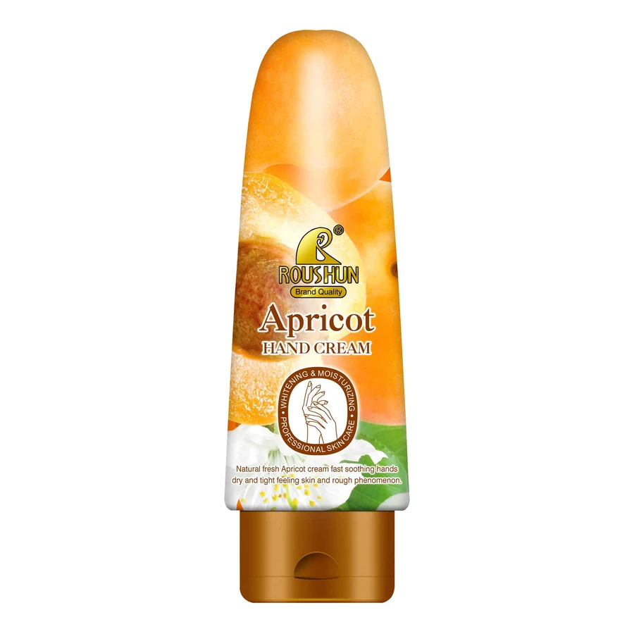ROUSHUN Peach and Apricot Hand Cream 100 ml model RS-29782 product packaging for private label OEM/ODM